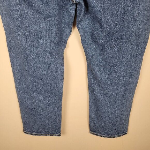 Levi's 501 Original Fit Jeans Worn In Indigo Medium Wash Blue Size 24W M NEW - Picture 7 of 14